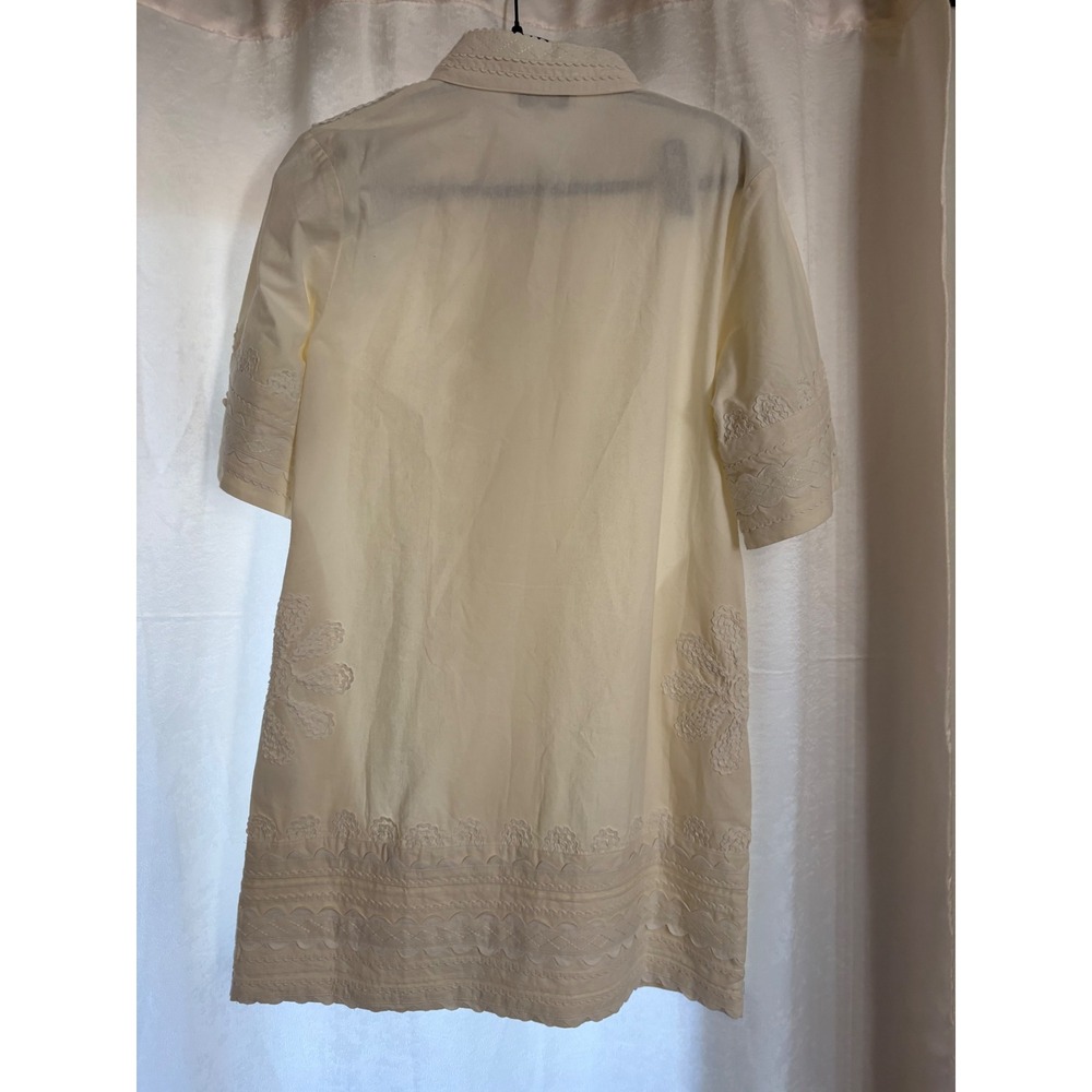 Sea New York Ryleigh Ric Rac Button Up Dress Embroidered Oversized Size XS - Picture 7 of 11